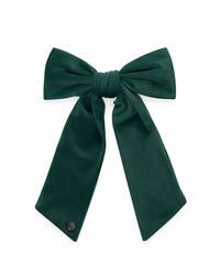 Velvet Bow Clip