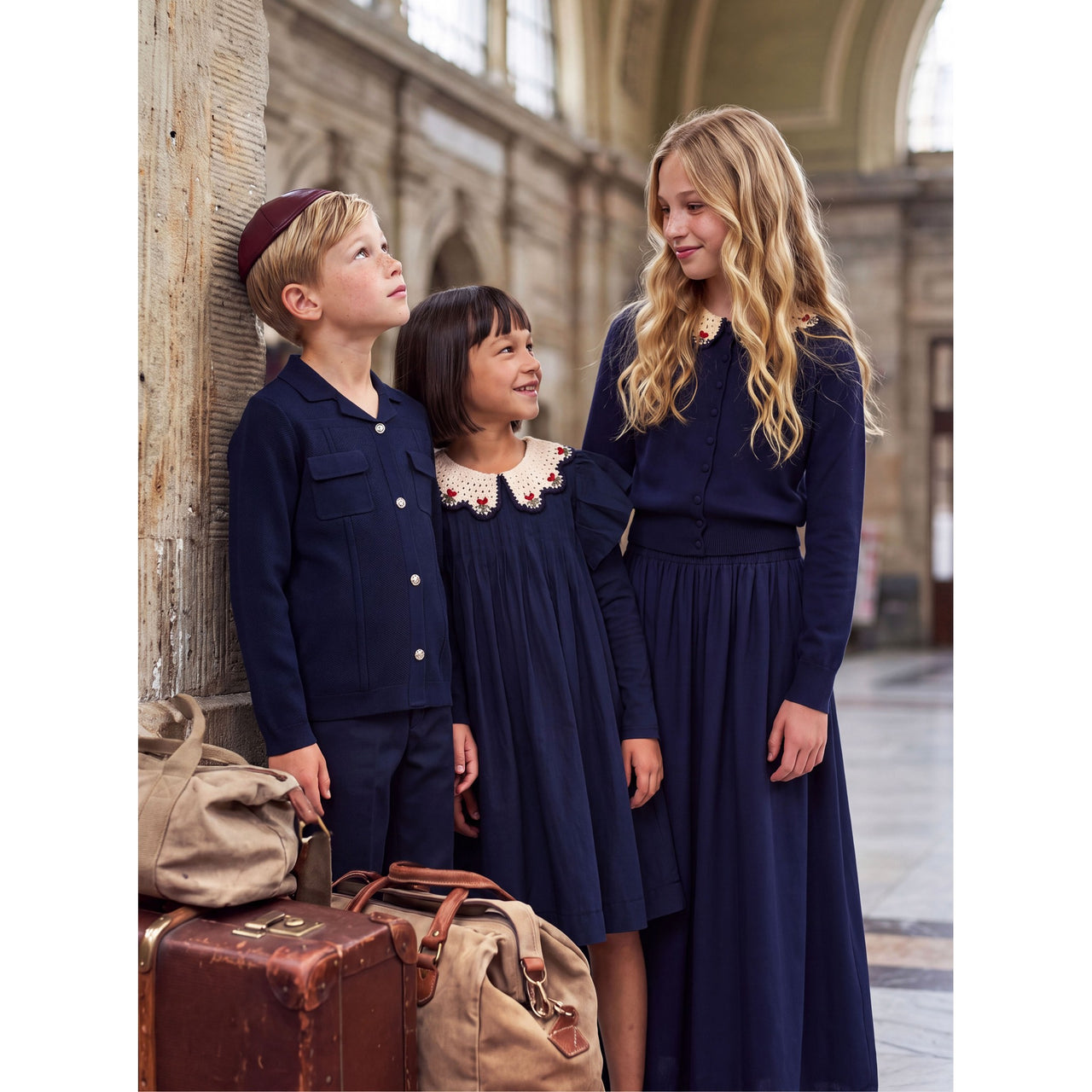 Melange McKenna Smock Skirt