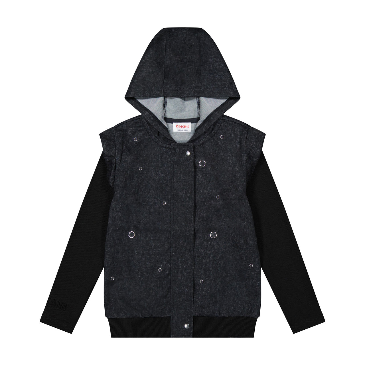 Girls Stone Wash Hoodie