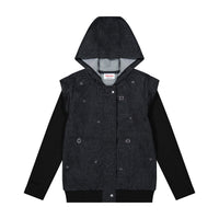 Girls Stone Wash Hoodie