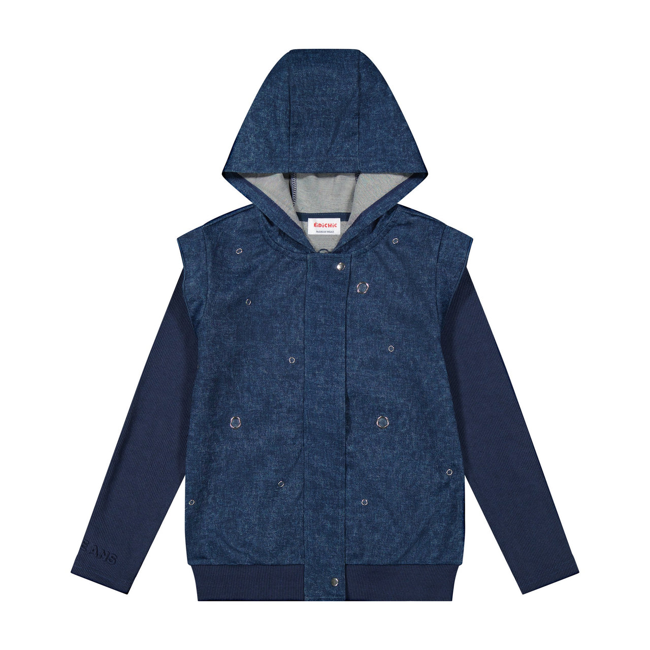 Girls Stone Wash Hoodie