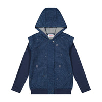 Girls Stone Wash Hoodie