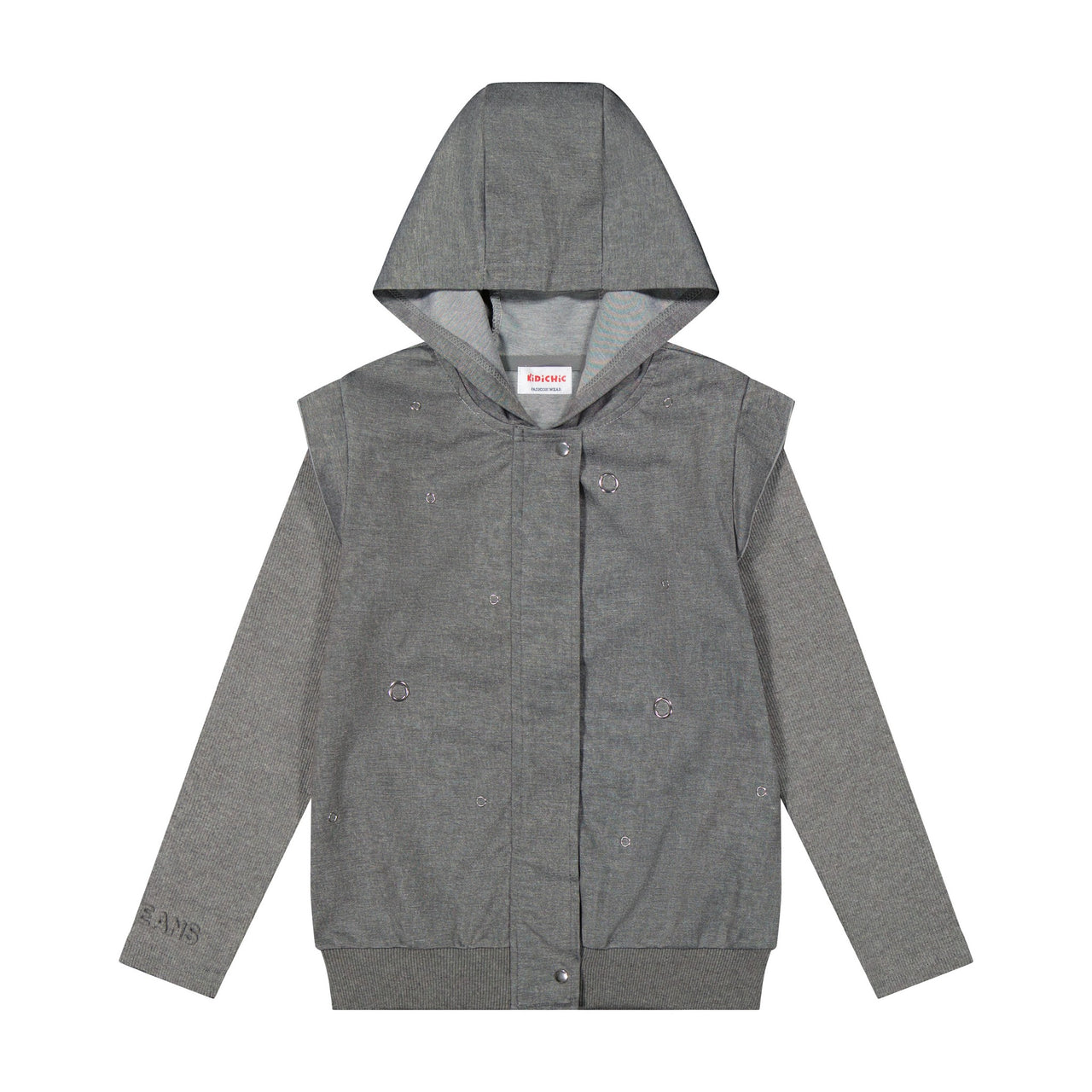 Girls Stone Wash Hoodie
