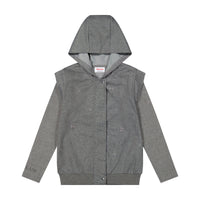 Girls Stone Wash Hoodie