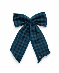 Checked Bow Clip