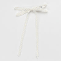 Nana Double Lace Bow Clip