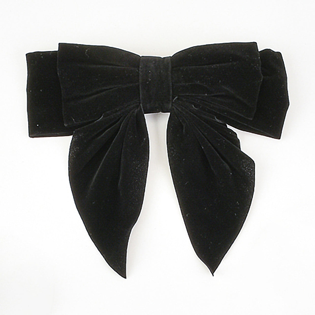 Velvet Bow Clip