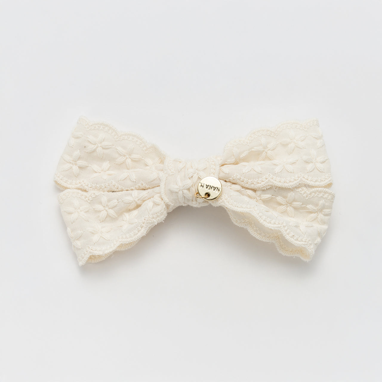 Nana Lace Ribbon Bow Clip