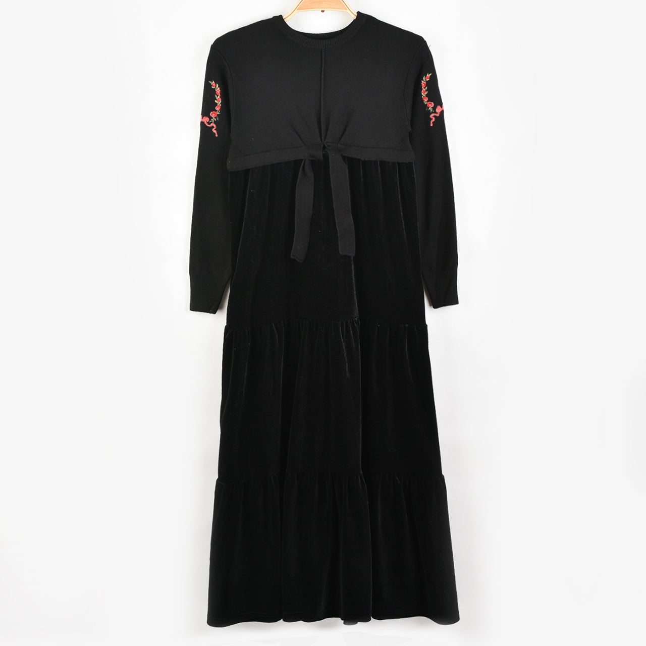 Melange Velour Robe