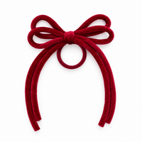 Nana Velvet Corded Bow Hair Tie