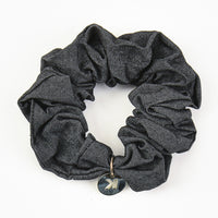 Denim Charm Scrunchie