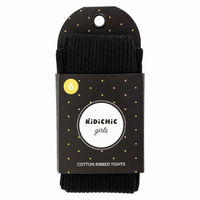 Rib Cotton Tights