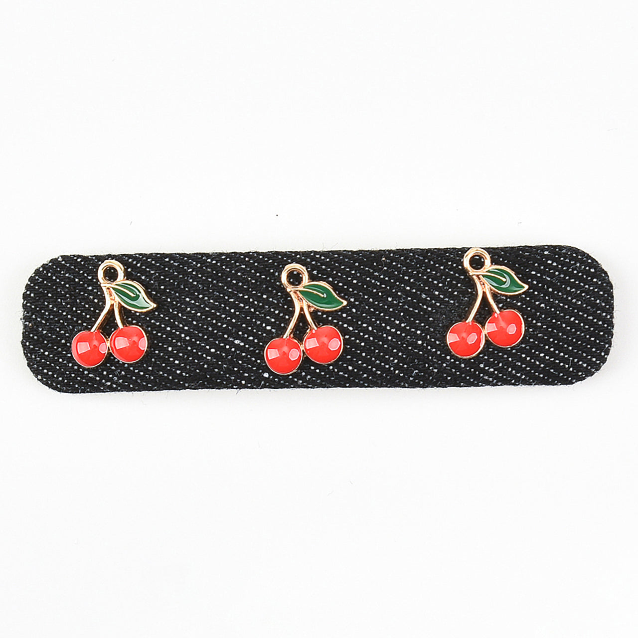 Denim Cherry Clip