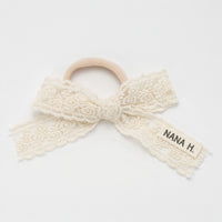 Nana Lace Bow Hairtie