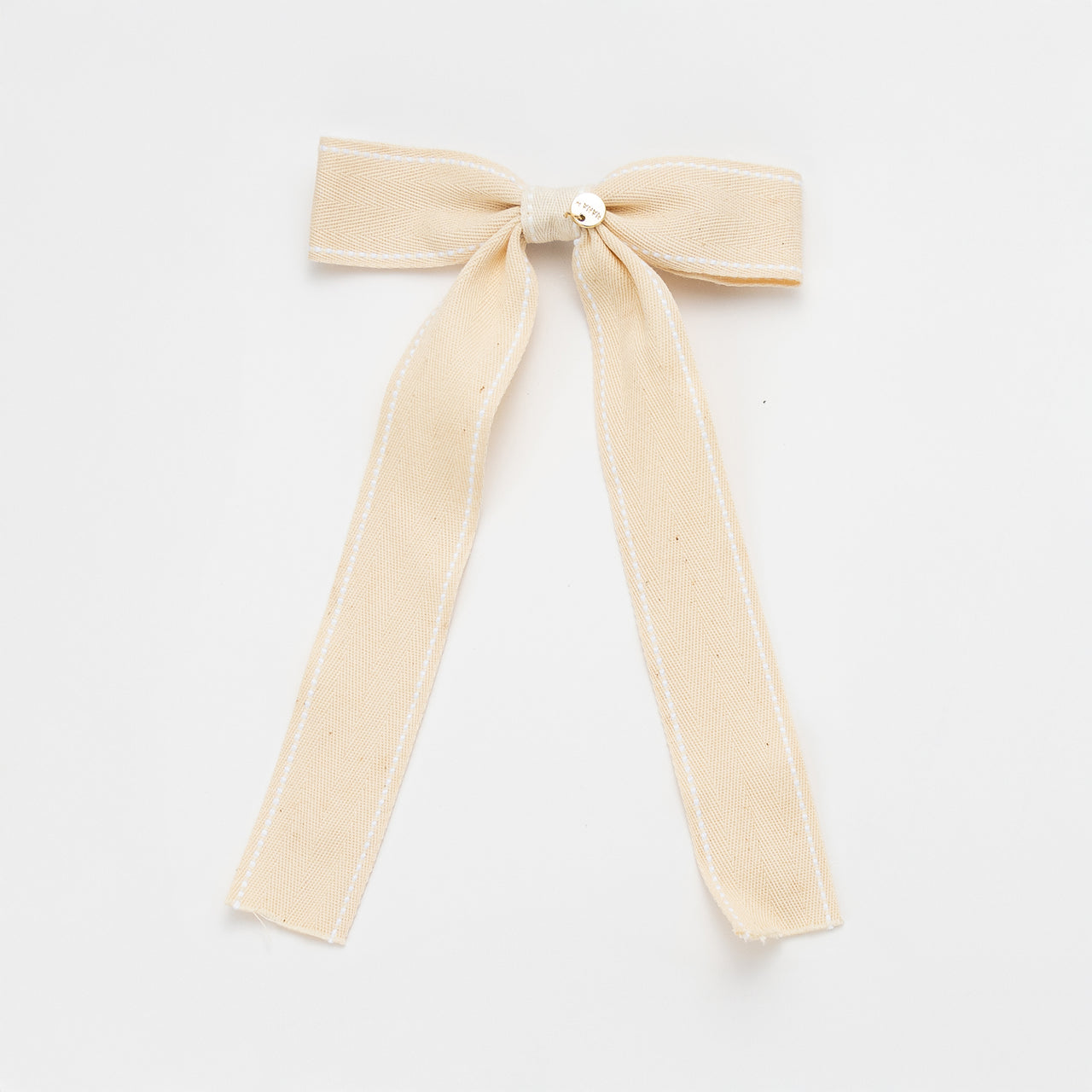Nana Canvas Long Bow Ribbon Clip