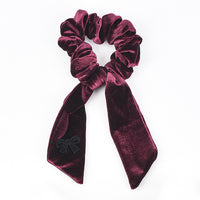 Velour Bow Scrunchie