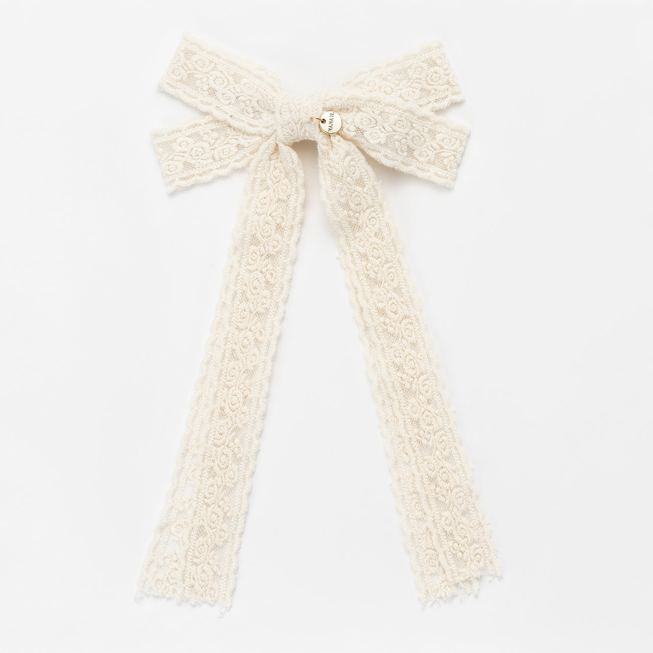 Nana Lace Double Bow Clip