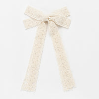 Nana Lace Double Bow Clip