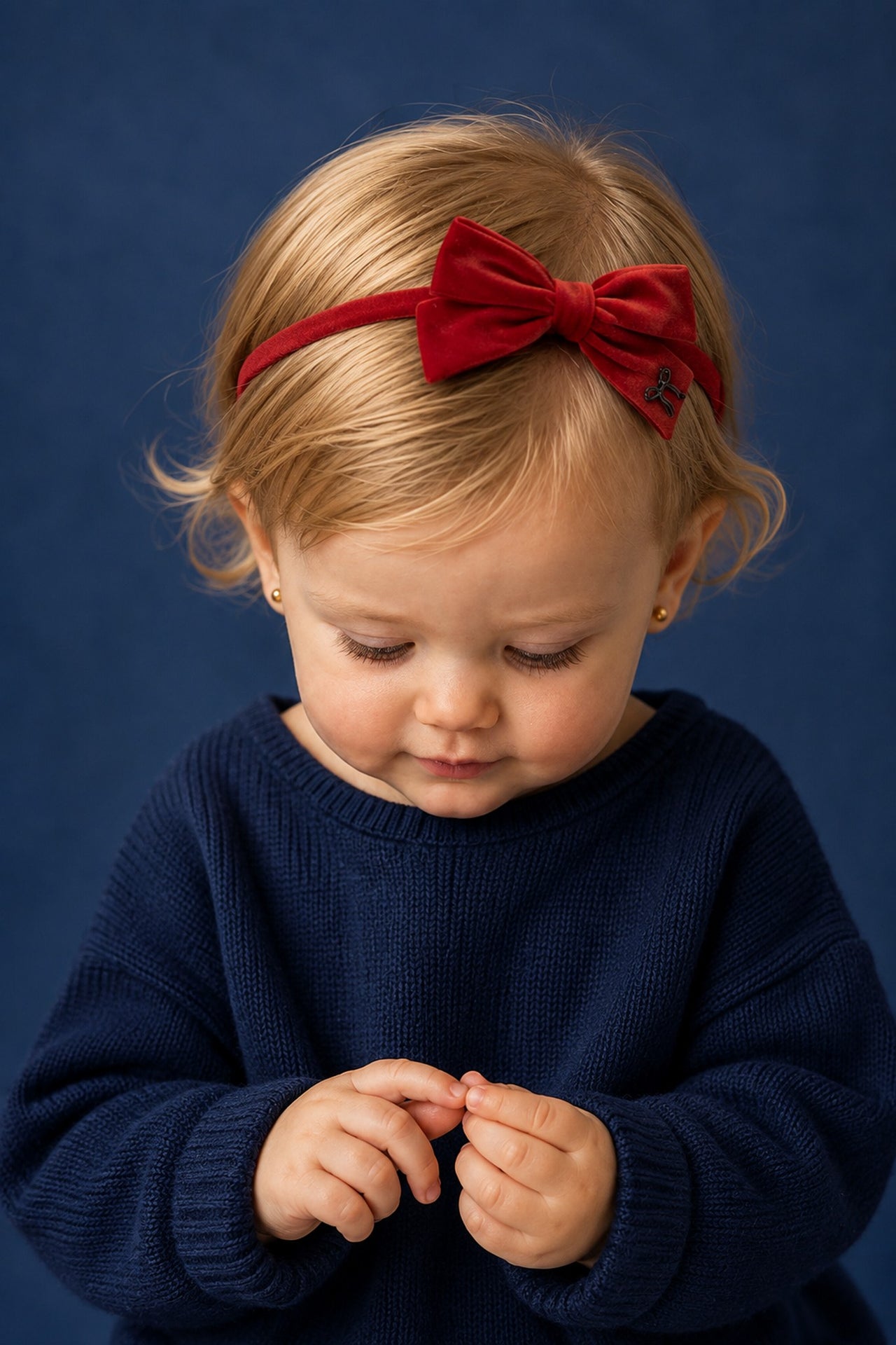 Nana Velvet Baby Mini Bow Band