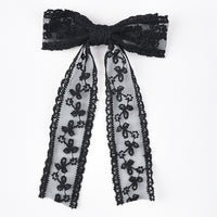 Elegant Lace Bow Clip