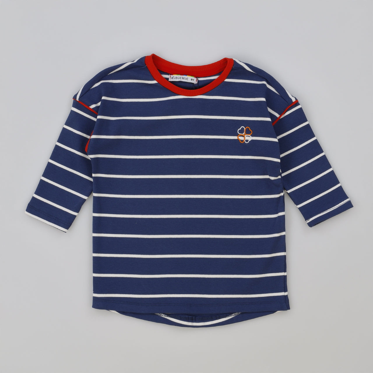 Girls Striped Rib Shirt