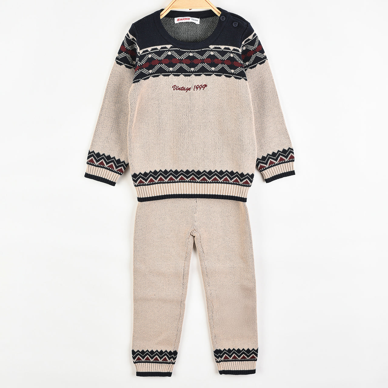 Jacquard Knit Set