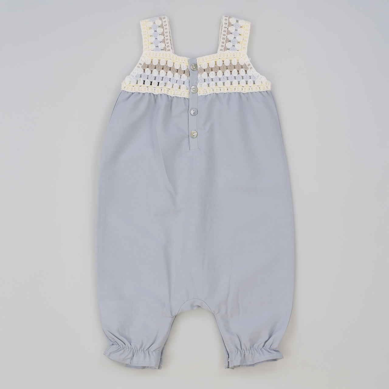 Melange Retro Crochet Overall/ Jumper
