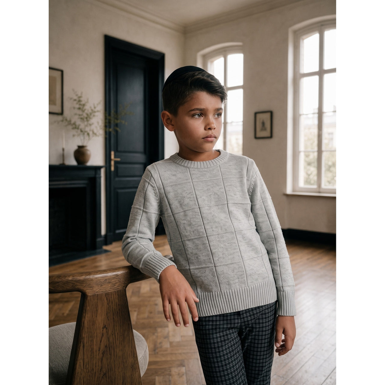 Hadas Knitted Square Sweater