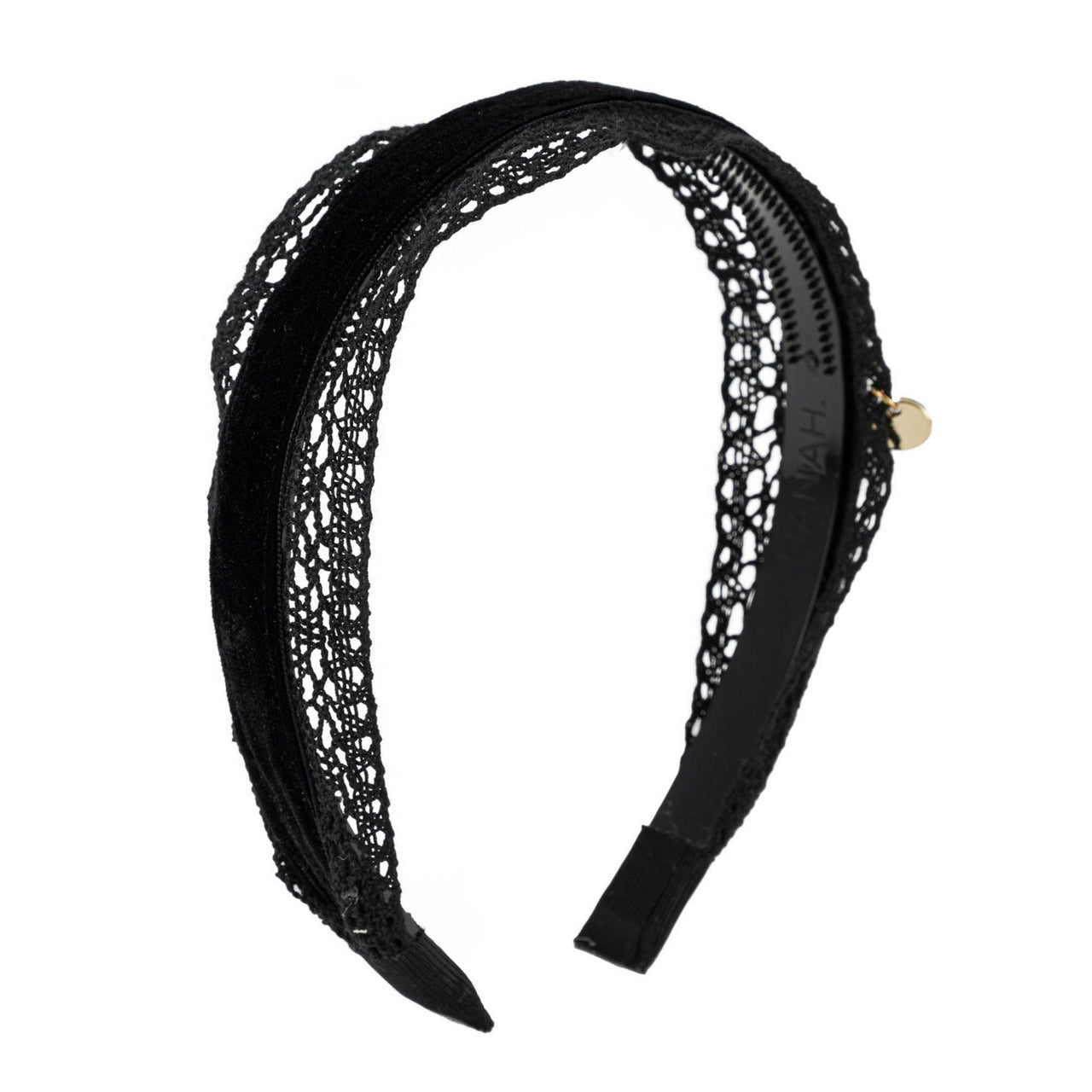 Nana Velvet/Lace Flat Headband