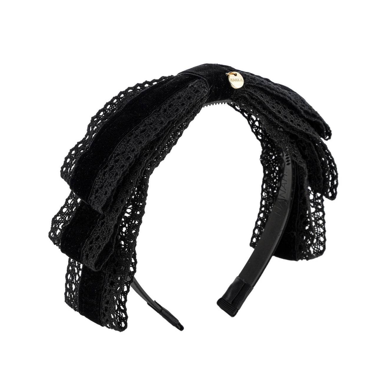 Nana Velvet/Lace Headband