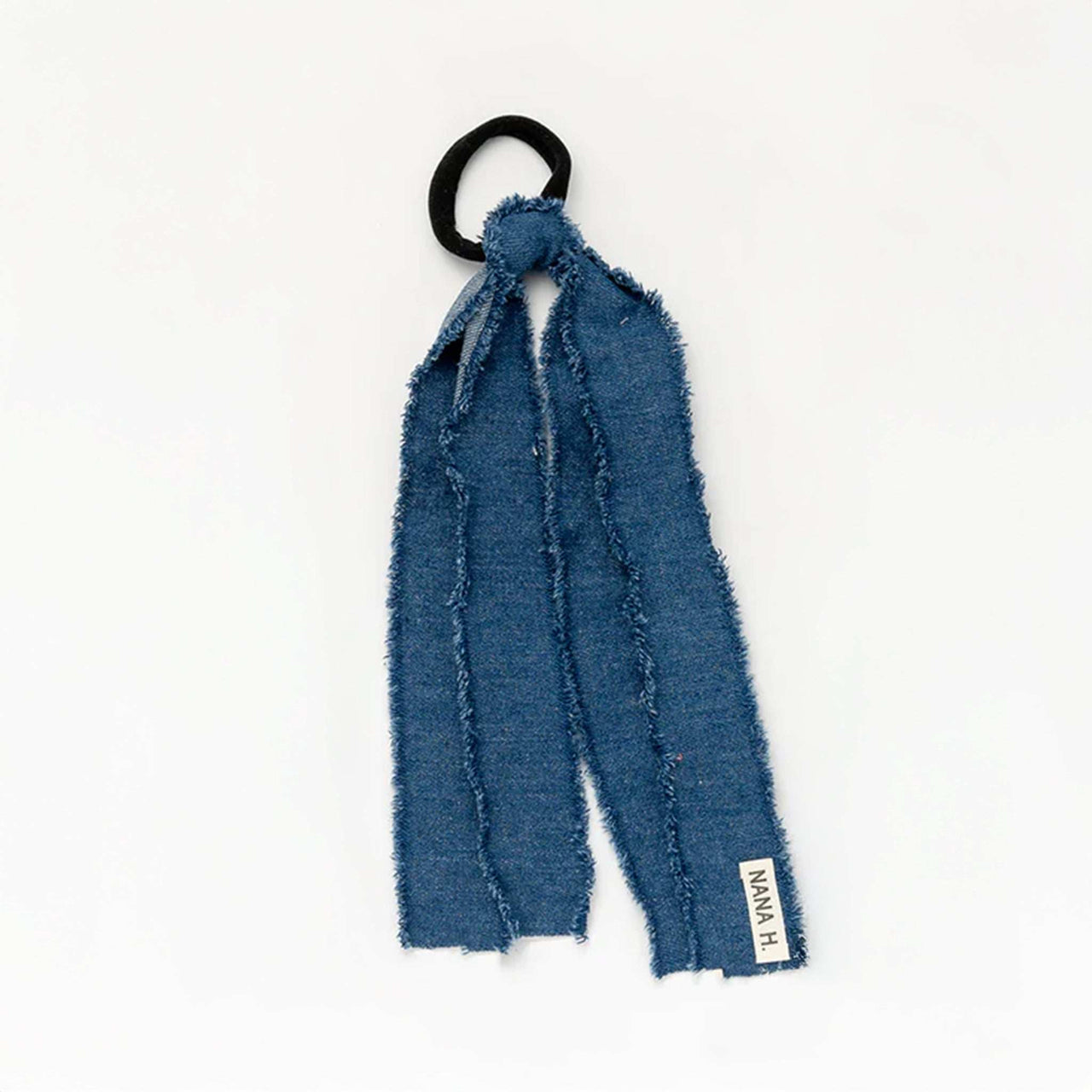 Nana Denim Ponytail Ribbon