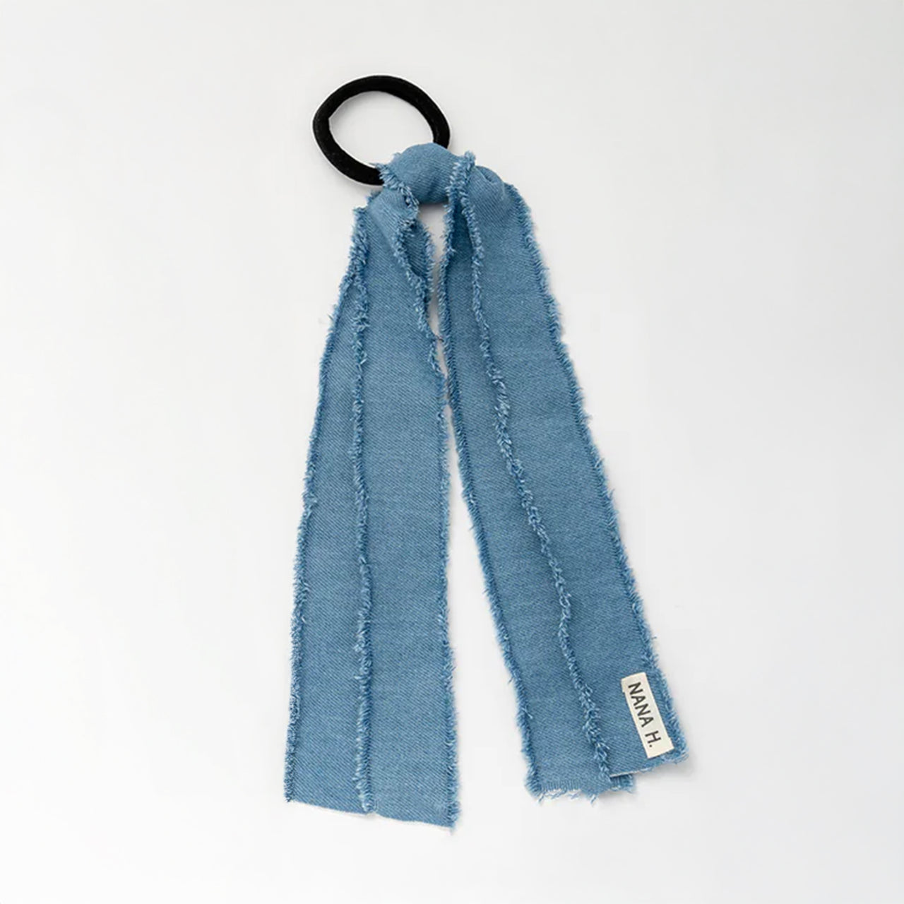 Nana Denim Ponytail Ribbon