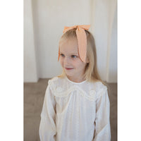 Nana Lace Edge Bow Clip