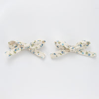 Nana 2PK Floral Mini Bow Clip