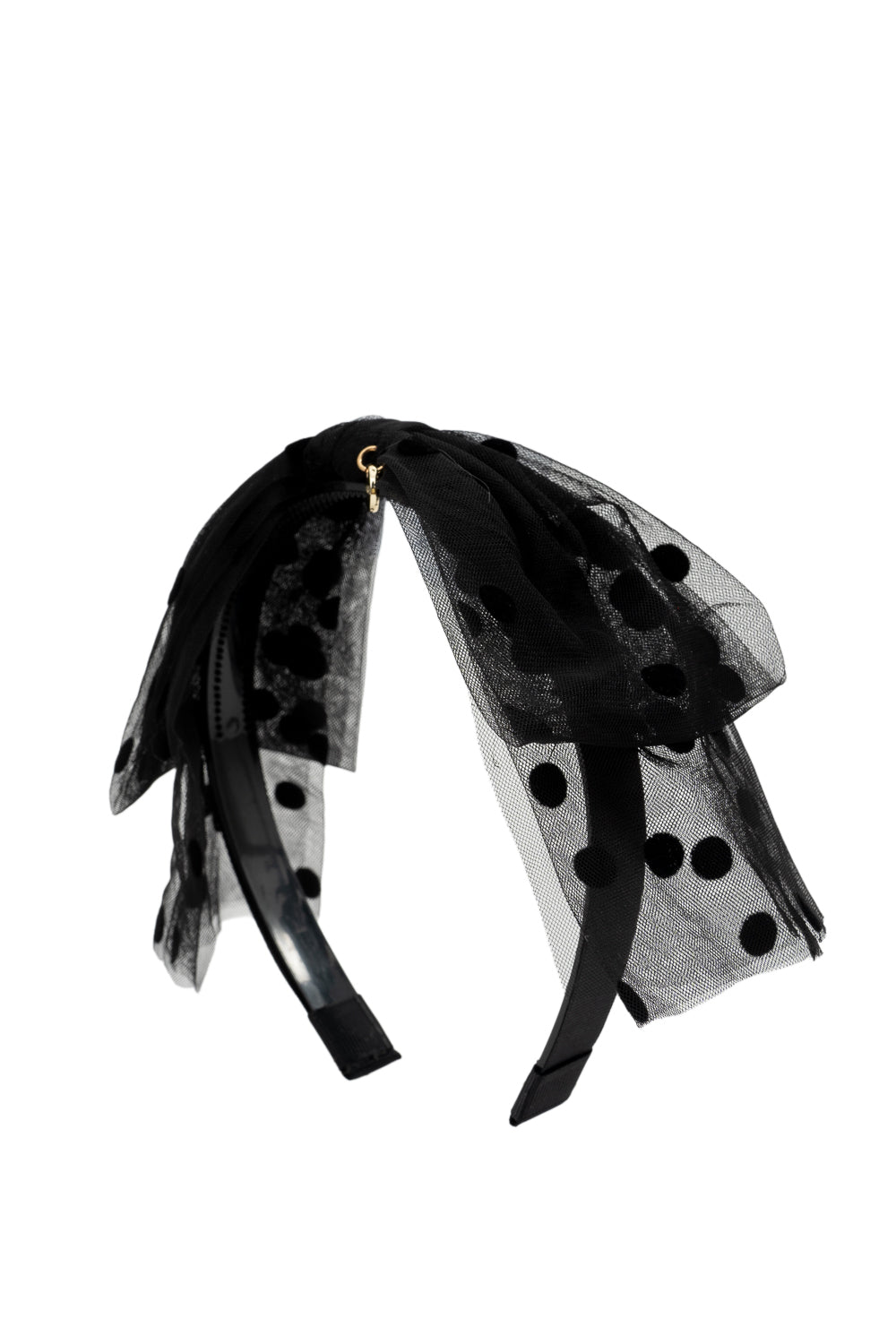 Tulle Polka Dot Bow Headband