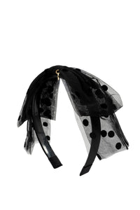 Tulle Polka Dot Bow Headband