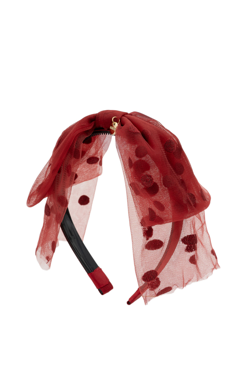 Tulle Polka Dot Bow Headband