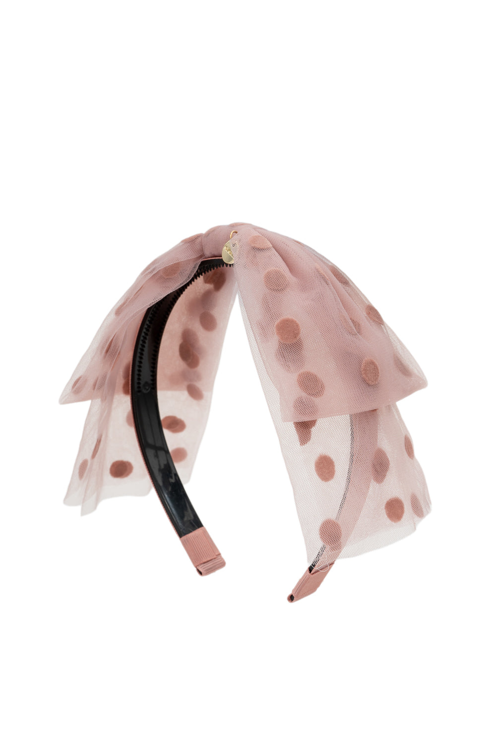 Tulle Polka Dot Bow Headband