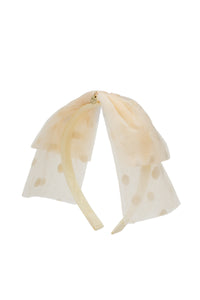 Tulle Polka Dot Bow Headband