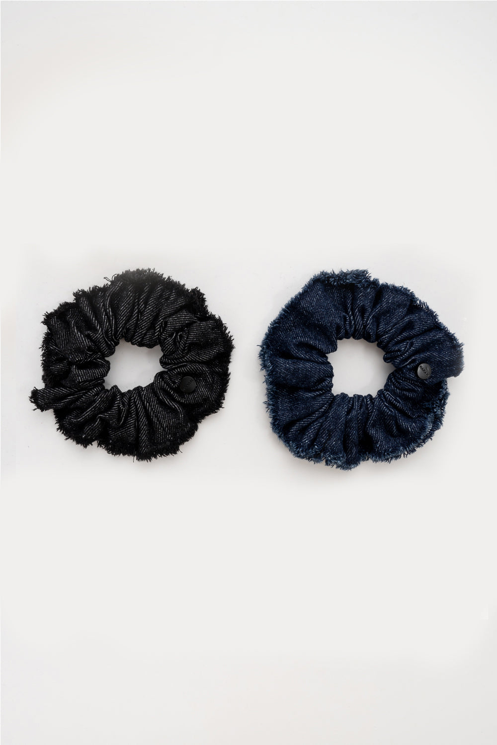 Nana 2PK Fringe Ribbon Scrunchies