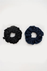 Nana 2PK Fringe Ribbon Scrunchies