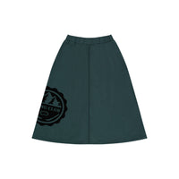 Melange Velour Logo Skirt