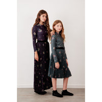 Melange Floral Print Skirt