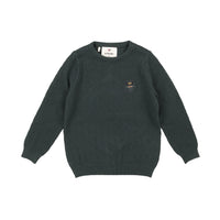 Melange Patterned Basic Sweater