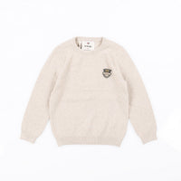 Melange Patterned Basic Sweater