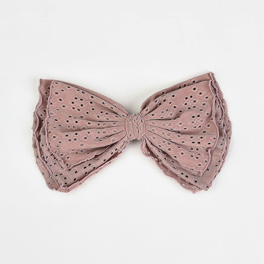 Eyelet Big Bow Clip