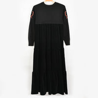 Melange Velour Robe