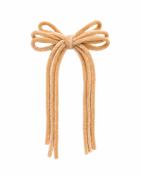 Velvet Corded Bow Clip
