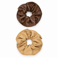 Leather Scrunchie