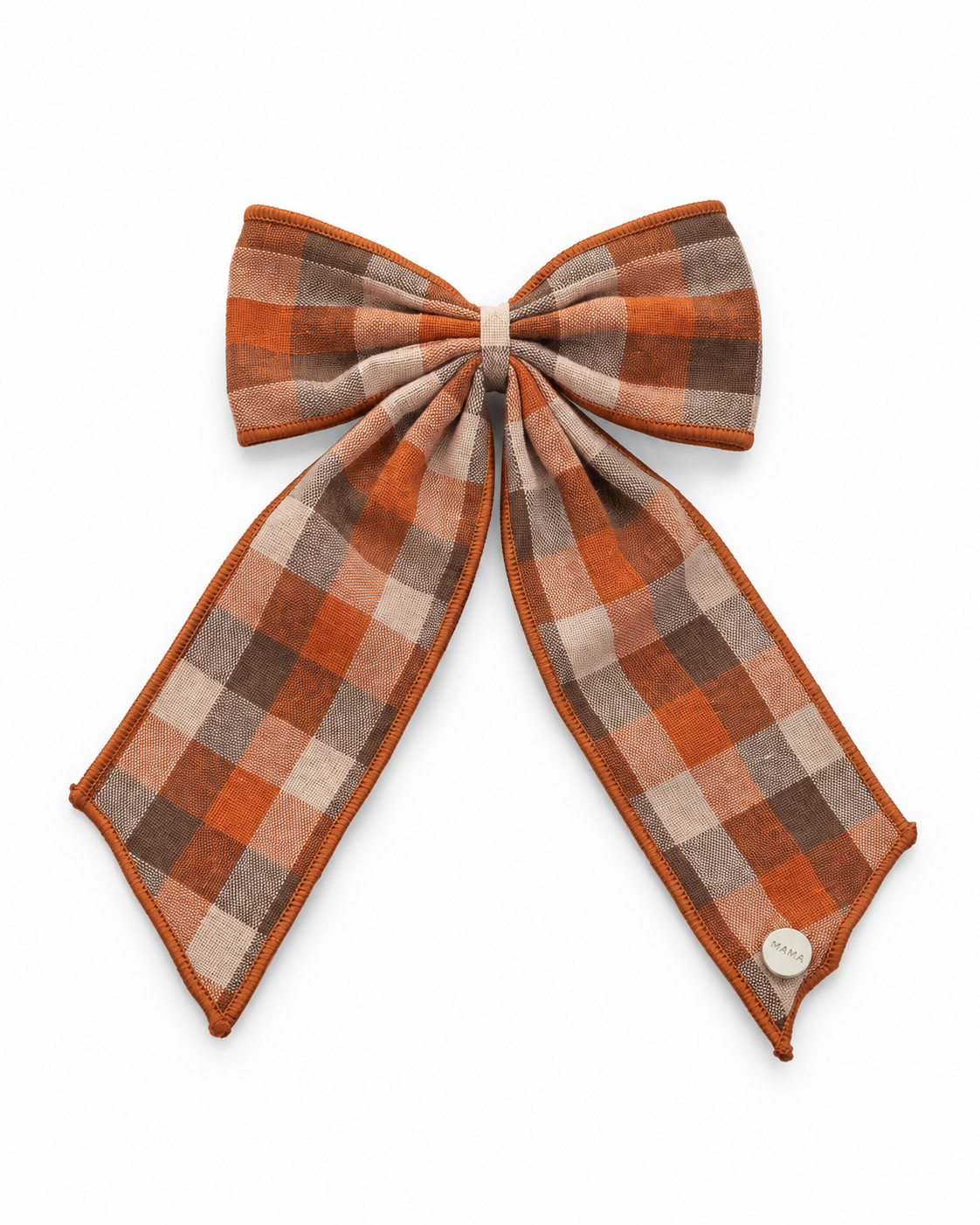 Checked Bow Clip